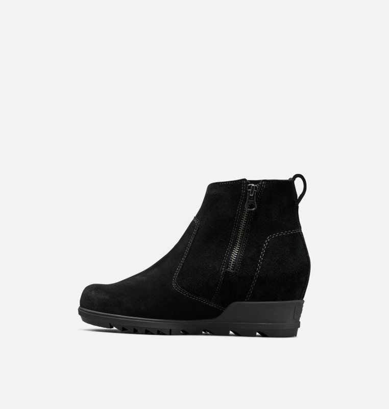 Sorel Dam Wedges Svarta - Evie™ Bootie - DJR-397586